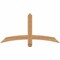 Ekena Millwork Bellingham Timber Gable Bracket, Western Red Cedar, 48"W x 24"H x 1 1/2"D x 3 1/2"F, 12/12 Pitch GBW048X24X0204BEL00SWR - alternate 1